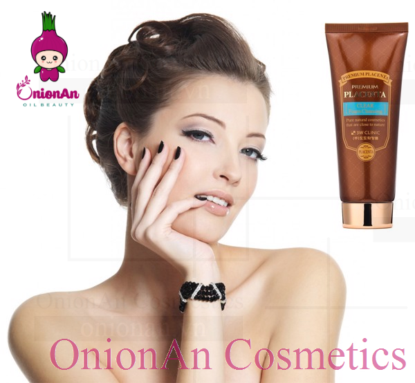 Sữa Rửa Mặt Nhau Thai Cừu 3W Clinic Premium Placenta Clear Foam Cleansing